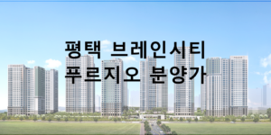 평택 브레인시티 푸르지오